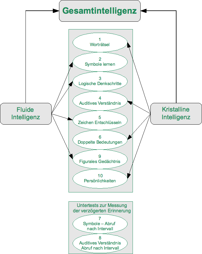 Aufbau der K-TIM Intelligenzmessung